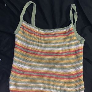 SHEIN Multi Colored Striped Tank Top